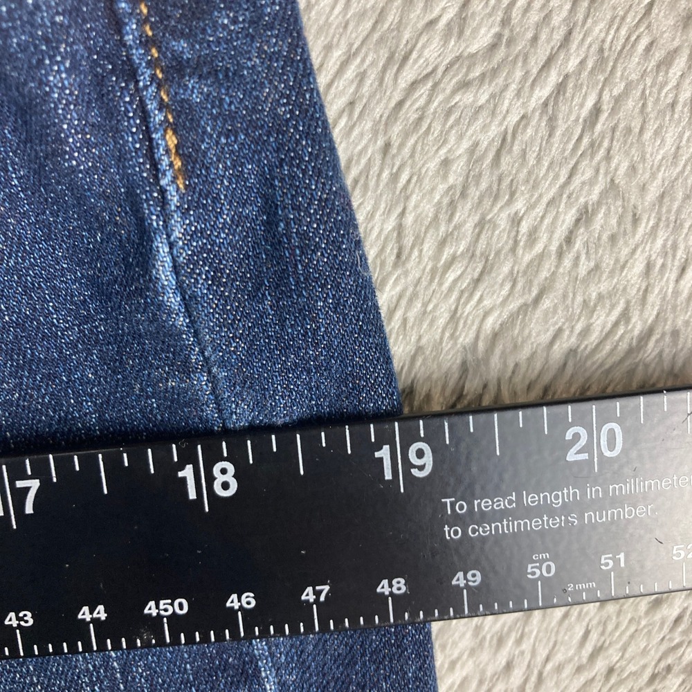Levi's Women's 512 Perfectly Slimming Straight‎ Leg Jeans Dark Wash Size 10 - Picture 10 of 16